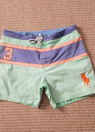 Ralph lauren polo #3 big pony шорти пляжні оригінал (xxl)