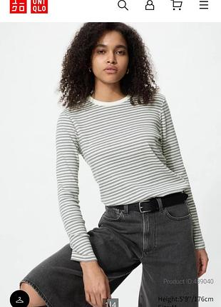 Лонгслив uniqlo