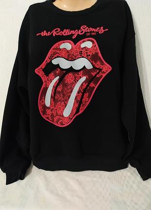 Худі толстовка жіноча оверсайз світшот від  the rolling stones