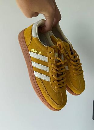 Кроссовки легкие удобные adidas spezial yellow