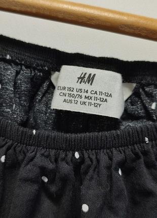 Чорна блуза h&m 3