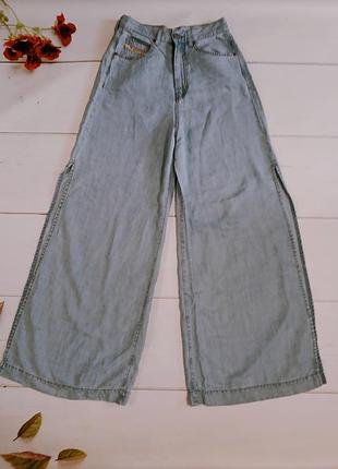 Винтажные мешковатые широкие с разрезом брюки джинсы женские diesel vintage baggy (оригинал)