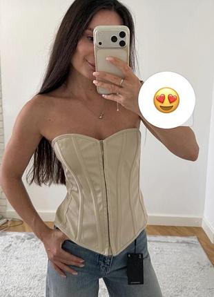 Топ корсет zara зара