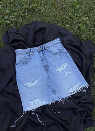 Джинсова спідниця h&m