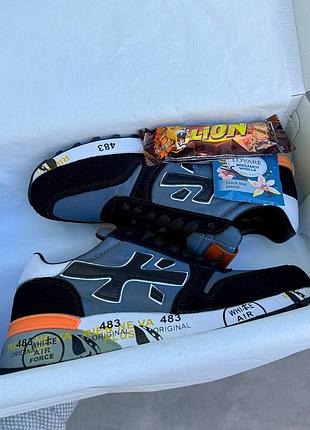 Premiata mick grey/orange 5