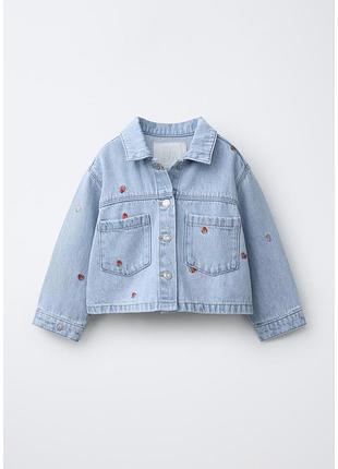 Джинсовий піджак zara 98см