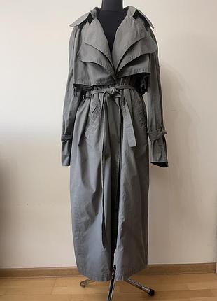 Жіночий плащ/ тренч кольору хаки l/xl