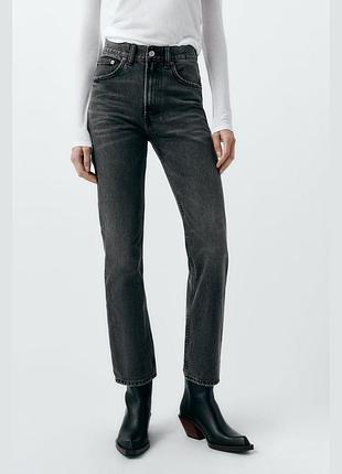 Прямі джинси zara