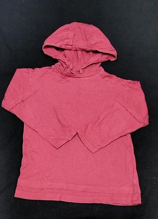 Бордовое худи zalando 110-116р 7747