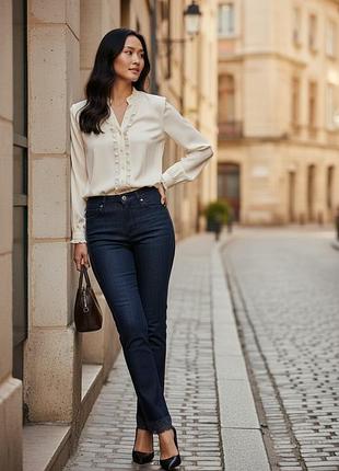 Escada sport джинси з паєтками та мереживом, р.34 ✨