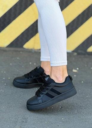 Кроссовки женские черные 36-41