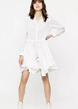 Zadig & voltaire коттоновое платье
