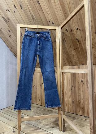 Джинси кльош висока посадка asos