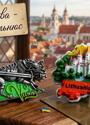 Магнит на холодильник литва ольнюс