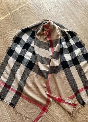 Оригінальний кашеміровий шарф burberry archive check (170х40 см)