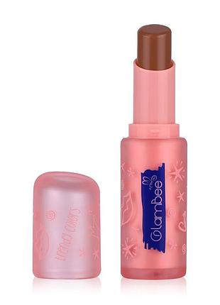Помада-бальзам для губ glambee balmy lips glossy lipstick мягкие губки, тон 02, 2.5 г