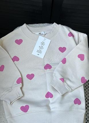 Дитячий світшот кофта h&m
