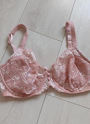 Розовый бюстгальтер ажурный бюст кружевной лиф кружевый tu 38dd 85dd 85e 80f