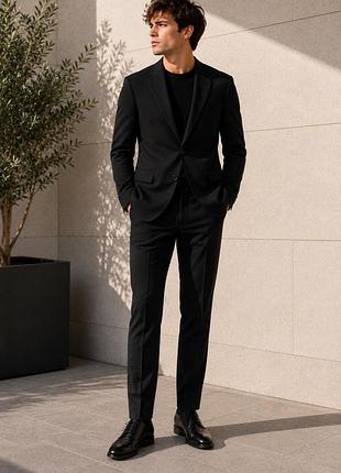 Костюм чоловічий чорний hugo boss