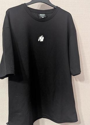 Чоловіча футболка gorilla wear dayton чорна 4xl, спортивна / bodybuilding