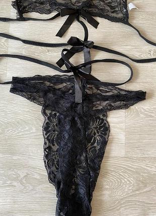 Черный открытый сексуальный боди 6