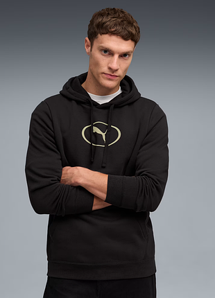 Чорне чоловіче худі puma sport heritage men's hoodie нове оригінал сша