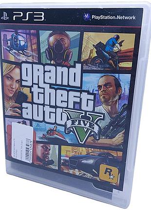 Гра для приставок комп'ютера б/у gta 5 (ps3)
