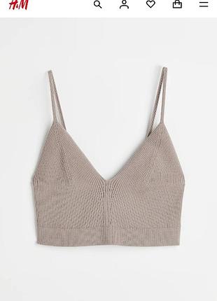 Топ h&m в'язаний