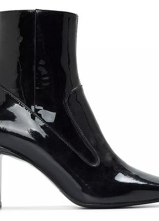 Жіночі лакові черевики diesel millenia (ankle boots) — black 🖤✨