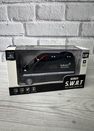 Поліцейська машинка swat з підсвічуванням та звуком інерційна (clm 51k)
