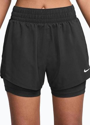Шорти жіночі nike one dri-fit high-waisted 3