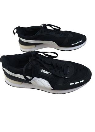 Кросівки жіночі чорні puma, розмір 40, текстильні