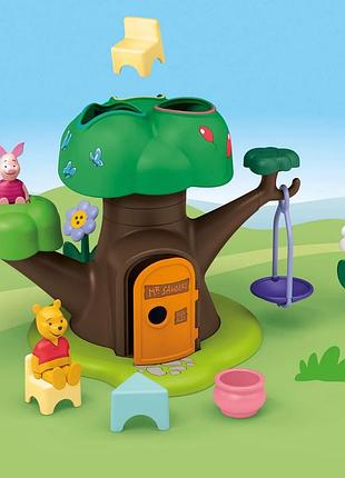 Ігровий набір будиночок на дереві вінні-пуха і п'ятачка playmobil junior disney