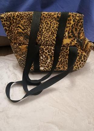 Сумка перенесення для тварин леопард 🐆
