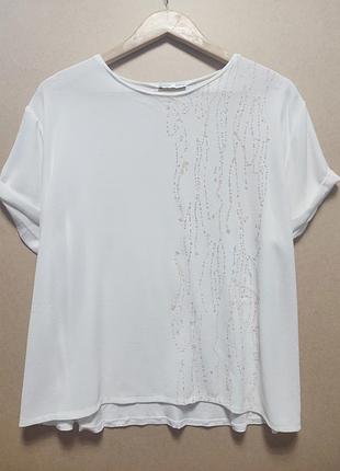 Белая блуза zara