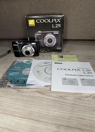 Цифровой фотоаппарат nikon coolpix l25😍