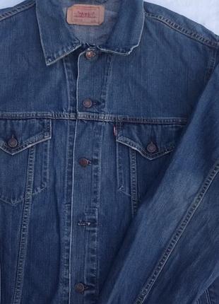 Куртка жакет мужской джинсовый синий lx levis