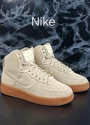 Шкіряні кросівки air force 1 hi se'muslin' оригінал