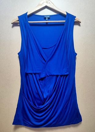 Яскрава блуза без рукавів armani jeans