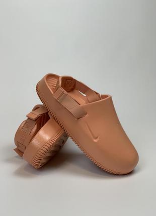 Сабо nike calm muiltjes peach