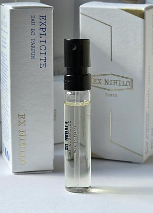 Оригинальный пробник ex nihilo explicite 4