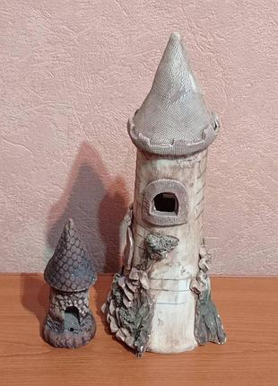 Декоративні замки для акваріума або декору (2 шт.).
