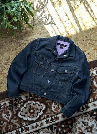 Джинсова куртка джинсовка бомбер ветровка харингтон деним prl polo ralph lauren black label