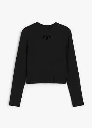 Реглан лонг в рубчик з вирізами h&m