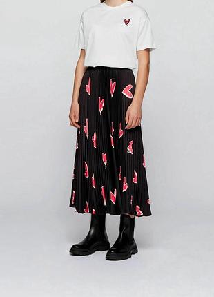 ❤️ эксклюзив! оригинальная плиссированная юбка меди boss x justin teodoro (hugo boss) - лимитированная коллекция