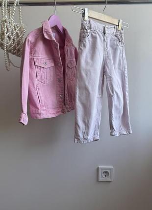 Джинси рожеві zara