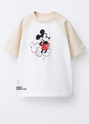 Футболка zara с mickey mouse,116 см