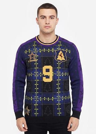 Святковий футбольний светр classic football shirts mccoist tartan christmas jumper, оформлений у стилі шотландської збірної