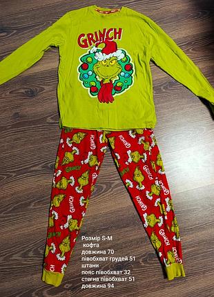 Піжама новорічна grinch