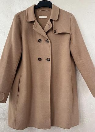 Пальто 's max mara оригінал вовна ангора шерсть ангоровое бежевое кемел розмір m